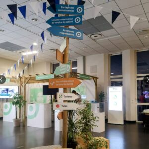 Guirlande 5 mètres Tissu Maille ignifugé M1