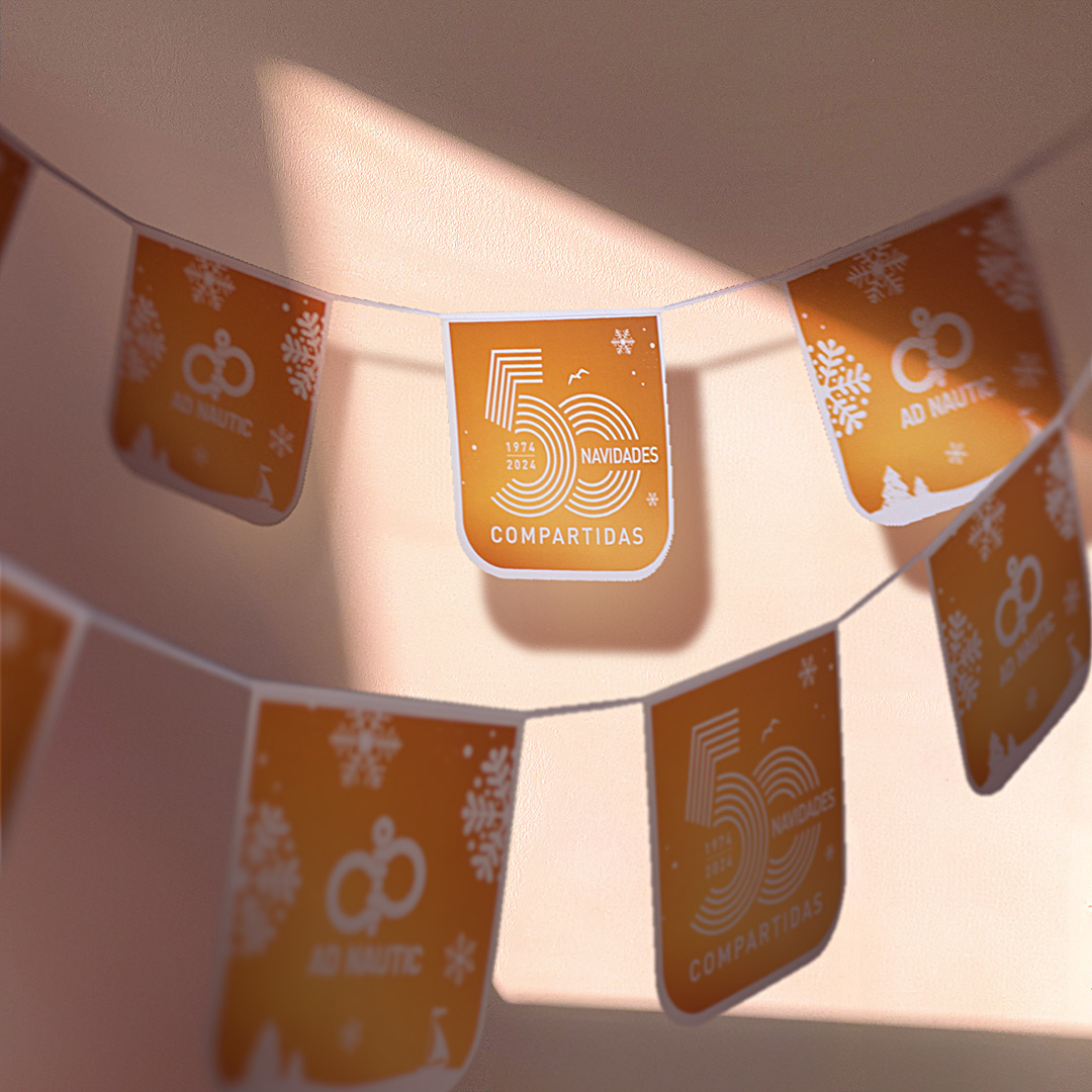 Guirlandes Papier Carre Arrondi 21x21cm