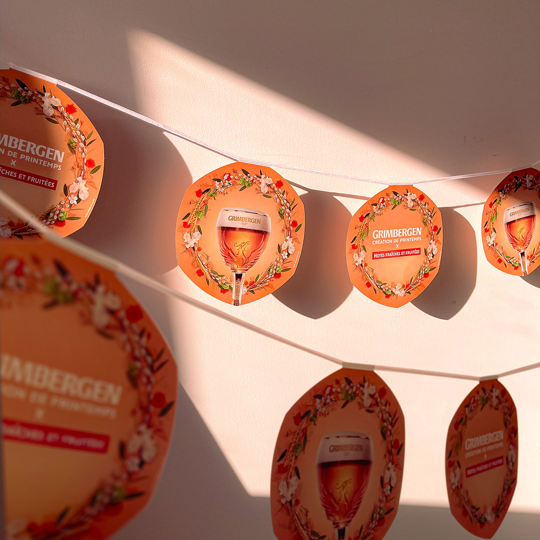 guirlande papier découpé en diamant