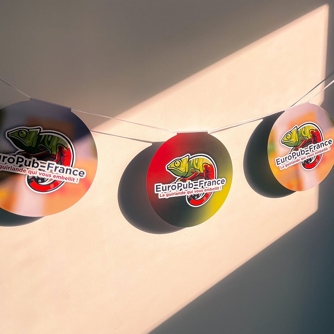 Guirlandes Papier Rond 28x28cm