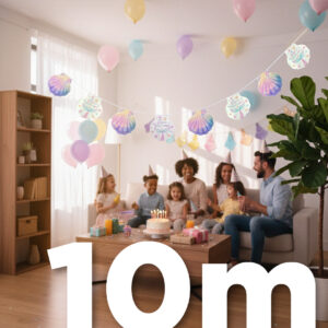 Guirlande 10 mètres papier ignifugé M1 personnalisée | Fabrication française Europub