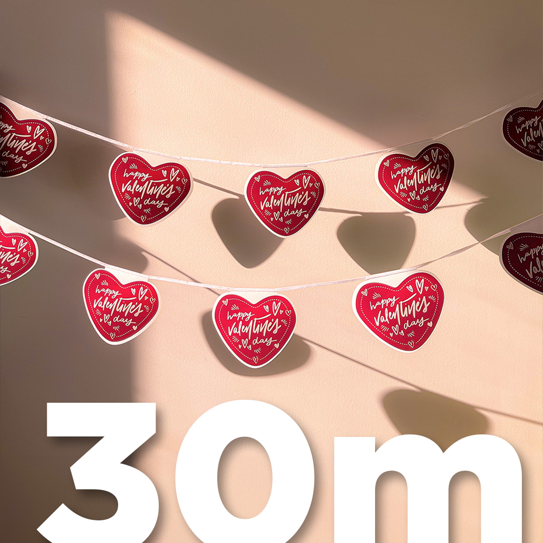 Guirlandes papier ignifugé personnalisable